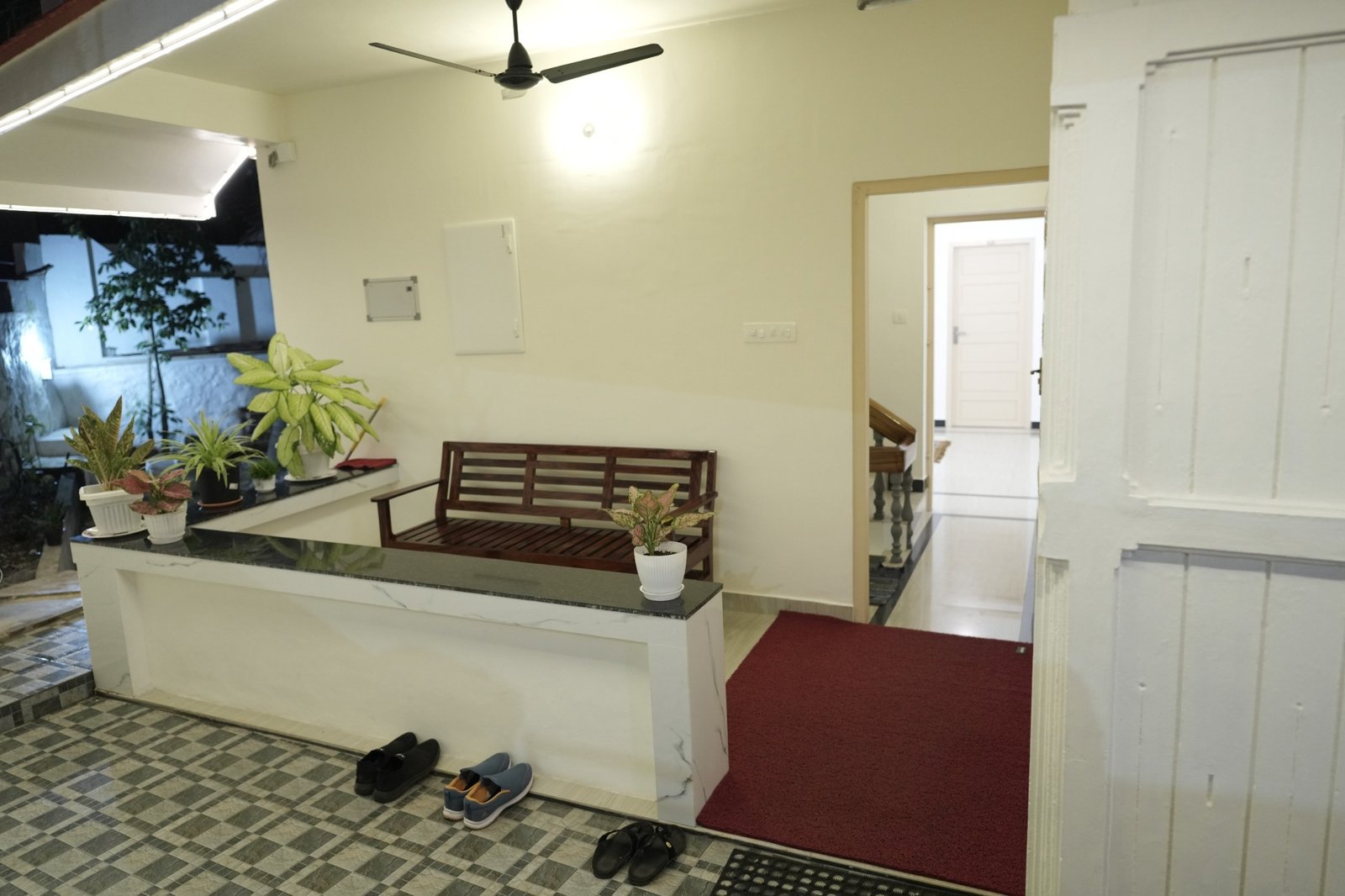 A warm welcome at Chaithram Tourist Home, Kovalam Kerala
